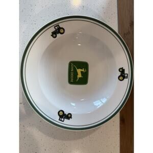 John Deere Cereal Soup Bowls Gibson‎ Tractor Set Of 3